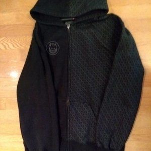 Spitfire Black Hoodie-Youth Large